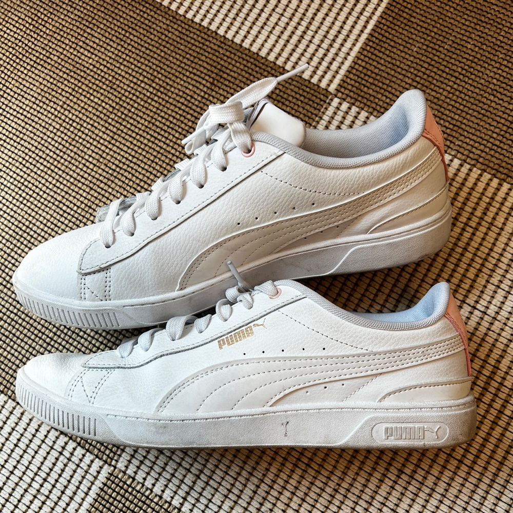 Puma white sneakers